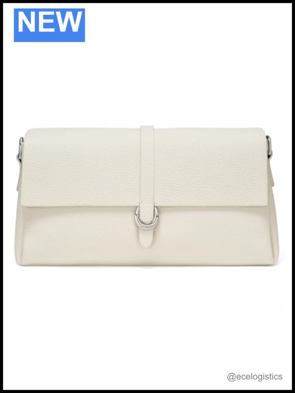 Luxury White Clutch - Women's Evening Bag, Stylish Gift